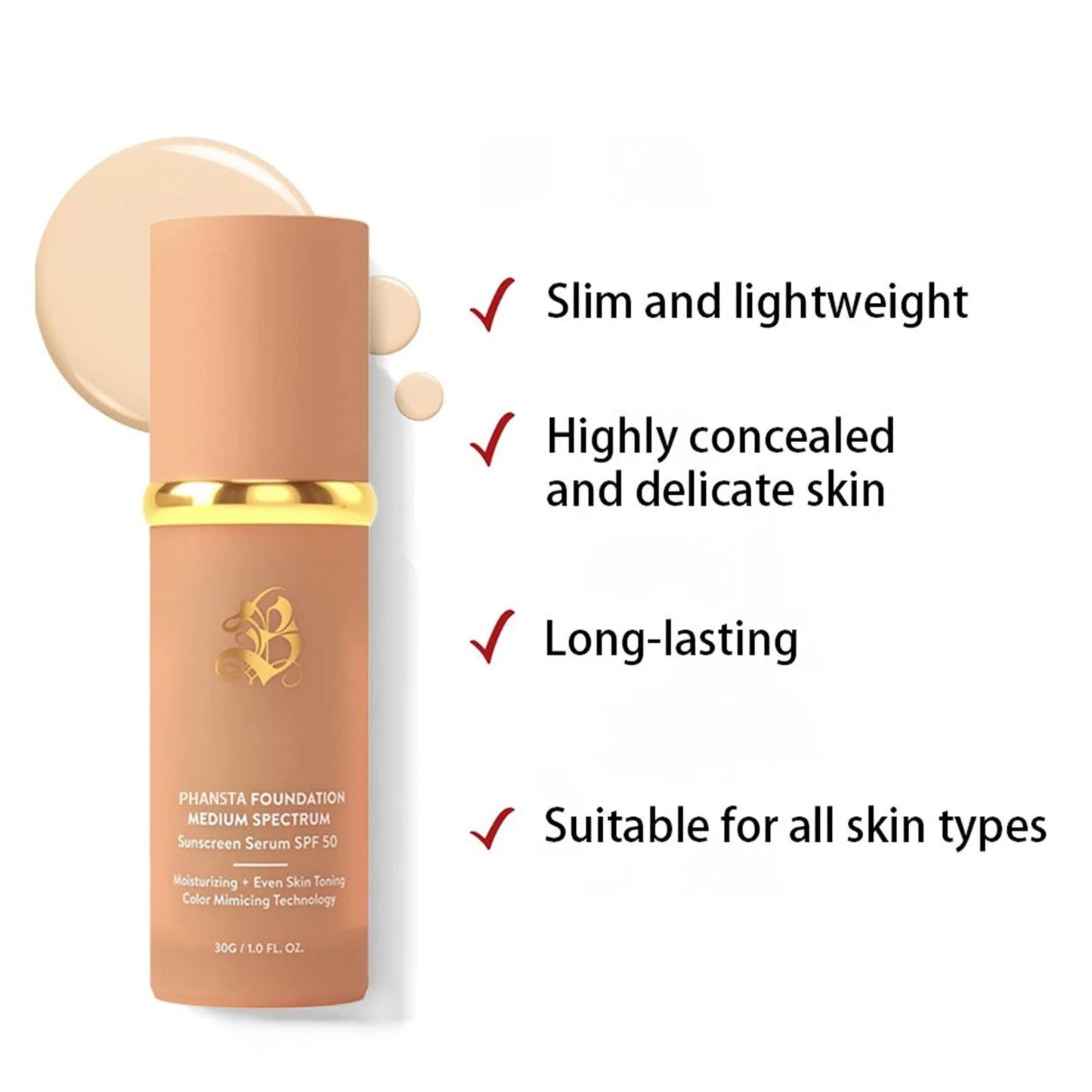 4-in-1 Color-Adapting Concealer & Foundation